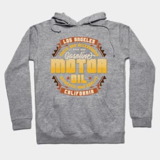 gasoline vintage motor oil custom california los angeles Hoodie